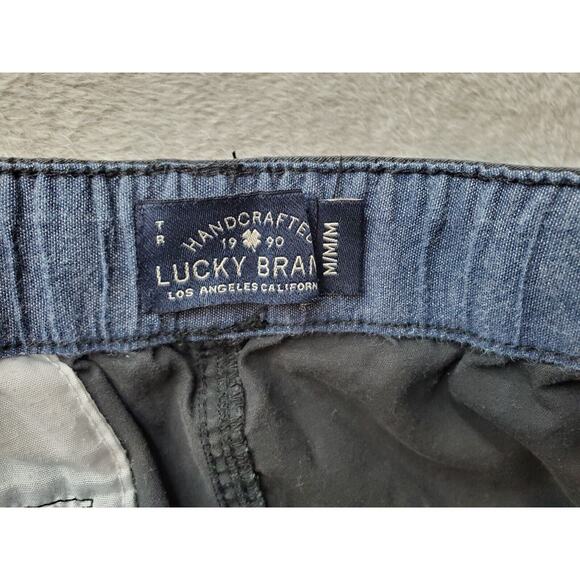 Lucky Brand Cargo Shorts Girls Medium Black 100% Cotton Elastic Waist Drawstring - Picture 6 of 7